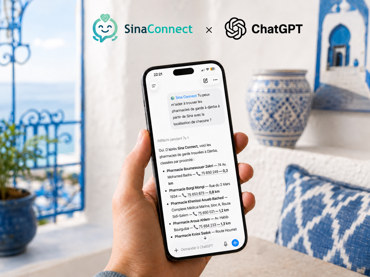 Sina Connect x ChatGPT — communiqué MCP